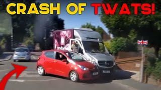 UNBELIEVABLE UK DASH CAMERAS  Tesco Truck Crashed Into Wall Overtake With Death Wish CRASH 172 [upl. by Gerstein95]