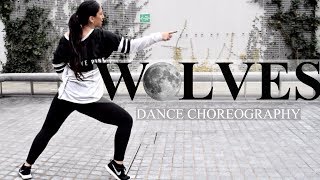 WOLVES Selena Gomez  Marshmello Dance Choreography [upl. by Ordnaxela]