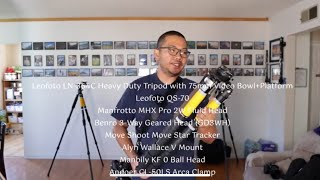 Leofoto LN364C Tripod Benro GD3WH MSM Star Tracker Review [upl. by Notsgnik]