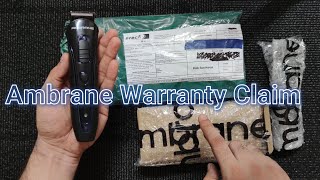 Ambrane warranty claim procedure  Ambrane Service Center  How to claim Ambrane product warranty [upl. by Laughlin]