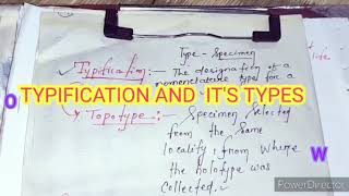 Typification and its types [upl. by Eidnam]