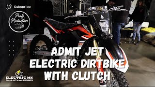 Admit Jet electric dirt bike at the Motorcycle Super Show [upl. by Salome]