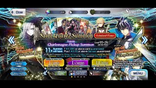 FGO NA Charlemagne Summoning Rolls [upl. by Persons]