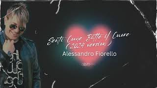 Alessandro Fiorello  Senti Come Batte il Cuore 2024 version Visual Video [upl. by Gnaig652]