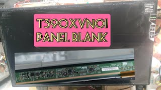 led tv panel repair  T390xvn01 blank  ada sedikit raster  polytron 40 inch [upl. by Emrich79]