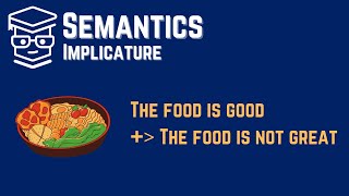 Pragmatics Implicature [upl. by Itak233]