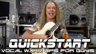 Quickstart Vocal Warm Up For Guys [upl. by Loeb]