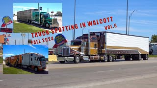 Truck Spotting in Walcott Fall 2024 Vol5 [upl. by Tiertza]