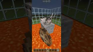 Experiment One Rabbit vs Many Cats Upon Lava in minecraft [upl. by Nus]