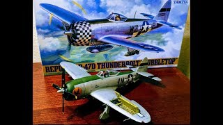 P47D Thunderbolt Tamiya 148  Full Build [upl. by Anah854]