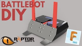 Antweight Battlebot Animation Fusion 360 [upl. by Atirac]