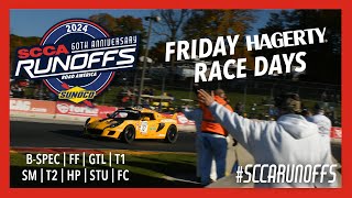 2024 SCCA National Championship Runoffs Presented by Sunoco  Hagerty Race Days  Friday [upl. by Thema]