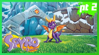 Peacekeepers  Spyro The Dragon Reignited Trilogy  No Commentary120 Completion  PT 2 [upl. by Helas]