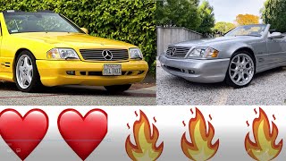 AMG VS BRABUS R129 V12 73L  WHAT IS THE BEST MERCEDES SL IN THE WORLD  r129 sl63amg [upl. by Mandeville]