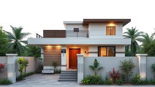 Single Floor House Design Low Budget  Single Floor Home  MySmartDesign [upl. by Gabbey]