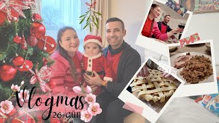 Vlogmas 26🎄 Noel Yemeğine Davetliyiz  Elmalı Tart ve İç Pilav Yapıyorum [upl. by Barhos500]