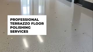 Professional Terrazzo Floor Polishing Service in Miami Florida [upl. by Adal]