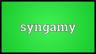 Syngamy Meaning [upl. by Toogood]