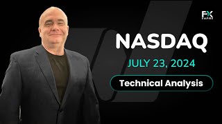 NASDAQ 100 Daily Forecast and Technical Analysis for July 23 2024 by Chris Lewis for FX Empire [upl. by Sillaw]