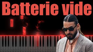 SCH  Batterie vide Piano Tutoriel amp Cover  Niveau Difficile [upl. by Derraj]