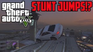 GTA V How The quotSTUNT JUMPSquot Works [upl. by Mcnair579]