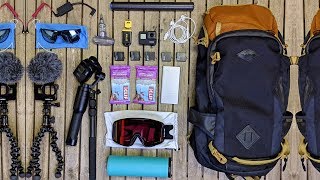 Whats In My Snowboard Backpack [upl. by Ellene75]