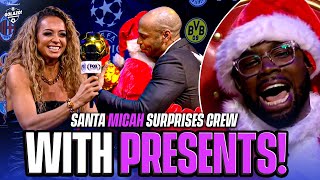 Micah Richards WILD Christmas Gifts to Henry Carragher amp Abdo  UCL Today  CBS Sports [upl. by Lightfoot]