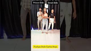 Pushpa Style Garba Steps  Saami Saami VS Srivalli  Learn Dance In 30 Sec  Garba shorts ytshorts [upl. by Russia431]