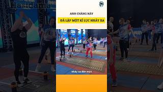 Anh chàng này đã lập một kỉ lục nhảy xa 💪💪 [upl. by Hpeseoj625]