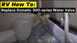 RV How To Replace a Dometic Toilet Water Valve [upl. by Magnolia]