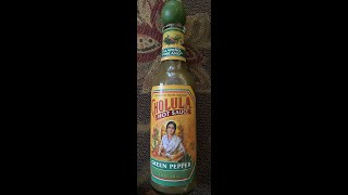 Cholula Green Pepper Hot Sauce Review Yum Love Green Sauces [upl. by Trebron]