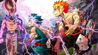 Midoriya Last Smash He Gives Bakugou One For All Deku amp Bakugou Vs Nine [upl. by Damahom]