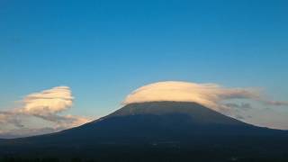 Time lapse of Mount Yotei at dusk Niseko summer [upl. by Auliffe478]