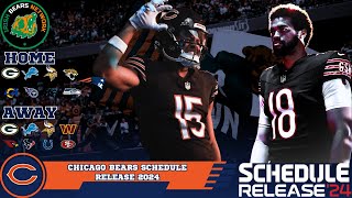 Chicago Bears 2024 Schedule Release LIVE  Bears Schedule amp Predictions  Rookie Minicamp Analysis [upl. by Atiuqcir]