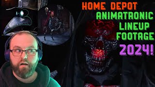 HOME DEPOT ANIMATRONICS IN ACTION 2024  Official Footage Reaction amp Review [upl. by Moria559]