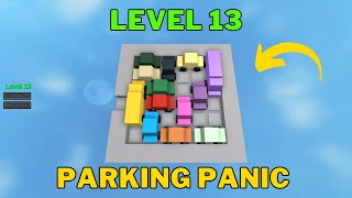 How To Solve Parking Panic Level 13  Roblox [upl. by Kip]