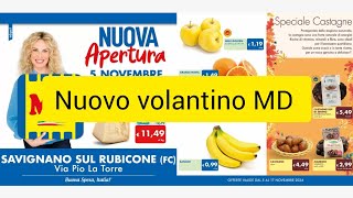 nuovo volantino MD dal 5 novembre offerte md nuovo [upl. by Callie]