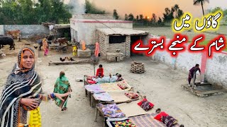 Gaon Mein Sham Ke Manjay Bistray 🛌  Village Life Style Routine  Ayra Village [upl. by Maye]