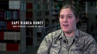 GEM Student Spotlight Capt Bianca Boney [upl. by Angela]