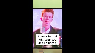 An Amazing Website that will keep you Rick Rolling youtubeshorts amazingwebsites rickroll [upl. by Violetta]