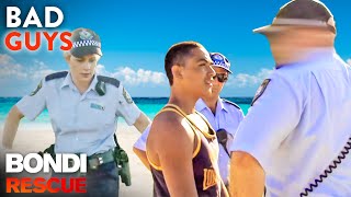 1 Hour of Bad Guys at the Beach  Bondi Rescue Full Episode Marathon [upl. by Beckett954]