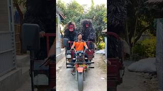 Grandong naik mini car mang fadil [upl. by Studnia]