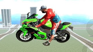 Franklin Found Giant Kawasaki Zx10r Bike Indian Bikes Driving 3D [upl. by Milde970]