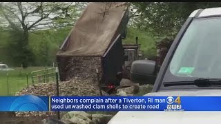 Tiverton RI Residents Fighting Back Against Clam Shell Stench [upl. by Beaner]