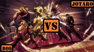 Dio vs Jotaro An Epic Battle  Hindi Dubbed JoJos Bizarre Adventure Stardust Crusaders part 1 [upl. by Fransis]