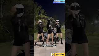 bikers can dance bikeride dance bikerdance bikergirl girlsdance [upl. by Eshelman]