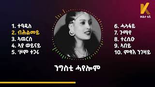 Nigsti Hayelom non stop 10 Best Songs ንግስቲ ሓየሎም 10 ምሩፃት ደርፍታት New Tigrigna Music mix [upl. by Mommy330]