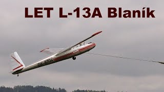 LET L13A Blanik glider 2018 [upl. by Nnairol]