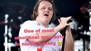 Fans Helped Him To Finish His Song  Lewis Capaldi  Glastonbury lewiscapaldi [upl. by Myranda]