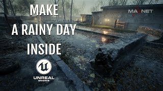 Unreal Engine 532 Tutorial quot A Rainy Dayquot unrealengine5 megascans cgi [upl. by Aemat]